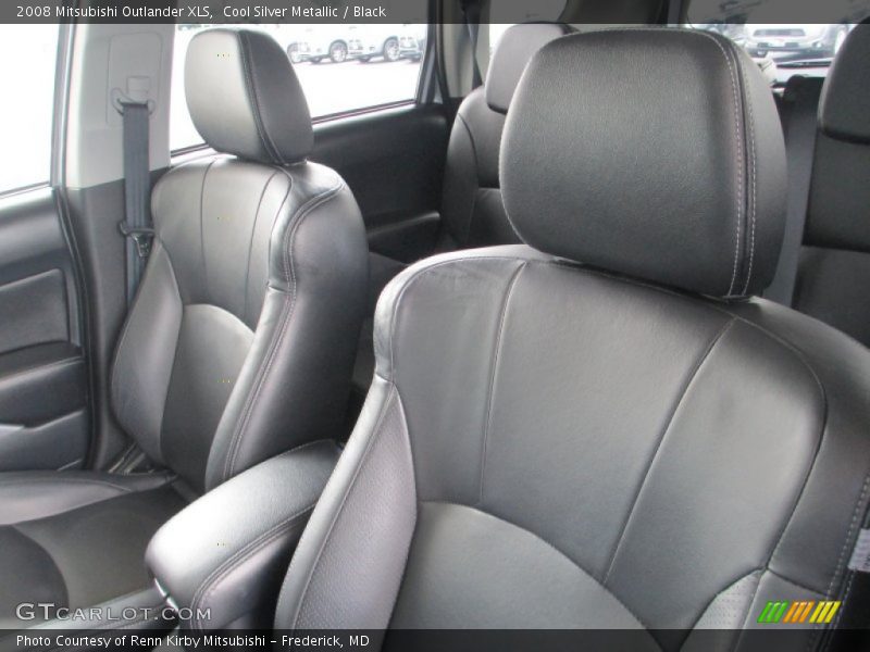 Cool Silver Metallic / Black 2008 Mitsubishi Outlander XLS