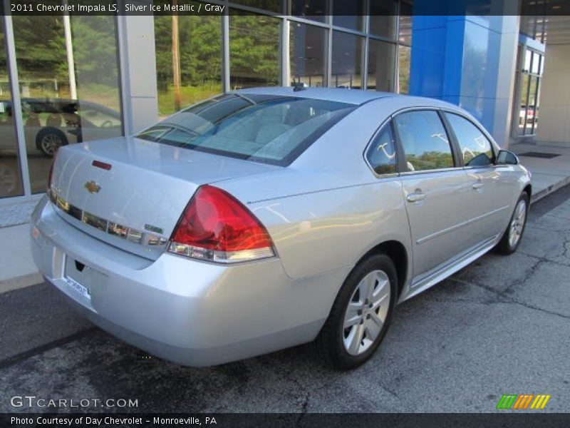 Silver Ice Metallic / Gray 2011 Chevrolet Impala LS