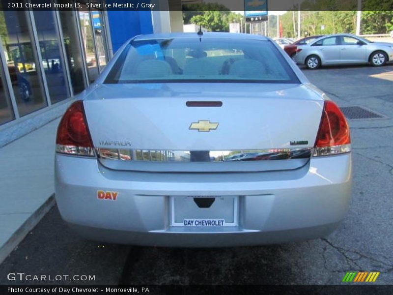 Silver Ice Metallic / Gray 2011 Chevrolet Impala LS