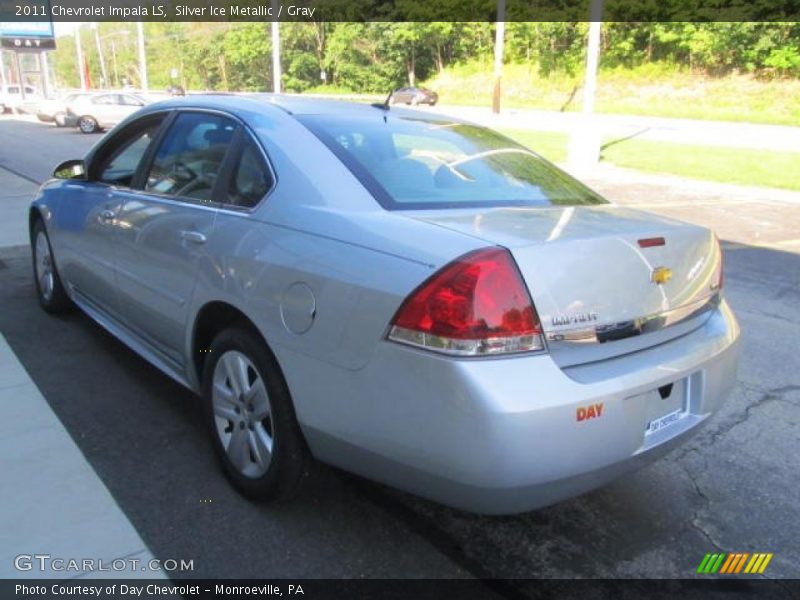 Silver Ice Metallic / Gray 2011 Chevrolet Impala LS