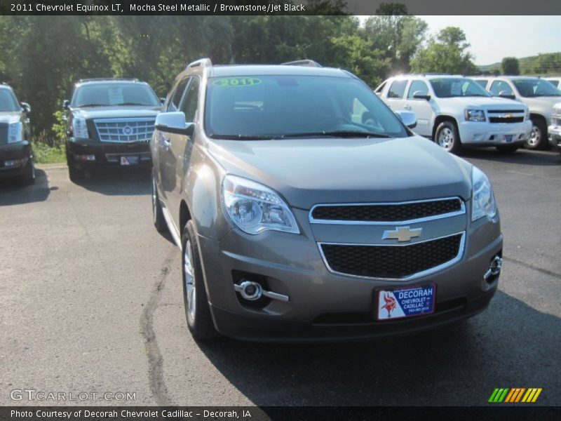 Mocha Steel Metallic / Brownstone/Jet Black 2011 Chevrolet Equinox LT