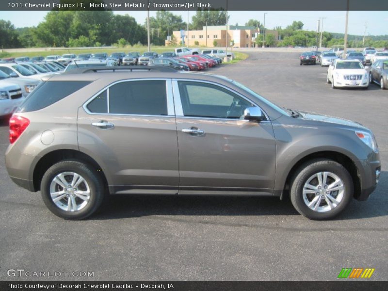 Mocha Steel Metallic / Brownstone/Jet Black 2011 Chevrolet Equinox LT