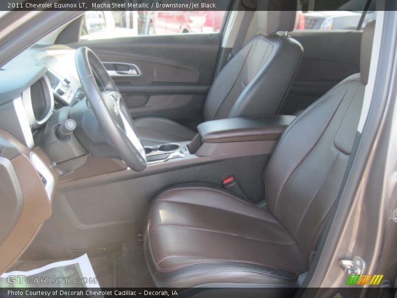Mocha Steel Metallic / Brownstone/Jet Black 2011 Chevrolet Equinox LT
