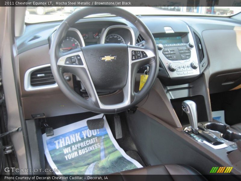 Mocha Steel Metallic / Brownstone/Jet Black 2011 Chevrolet Equinox LT