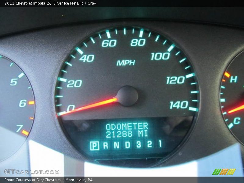 Silver Ice Metallic / Gray 2011 Chevrolet Impala LS