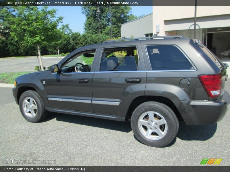 Dark Khaki Pearl / Medium Slate Gray 2006 Jeep Grand Cherokee Limited 4x4