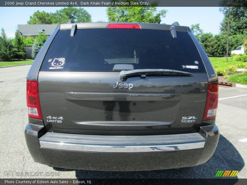 Dark Khaki Pearl / Medium Slate Gray 2006 Jeep Grand Cherokee Limited 4x4
