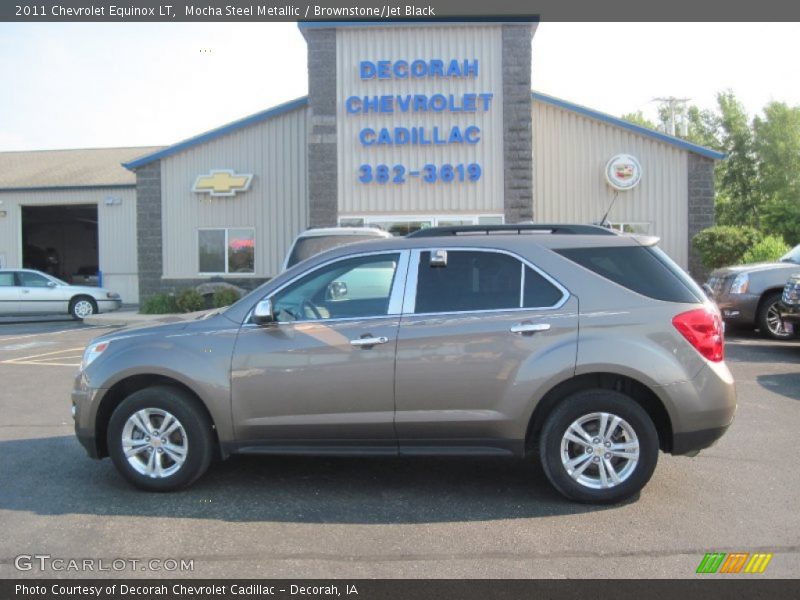 Mocha Steel Metallic / Brownstone/Jet Black 2011 Chevrolet Equinox LT