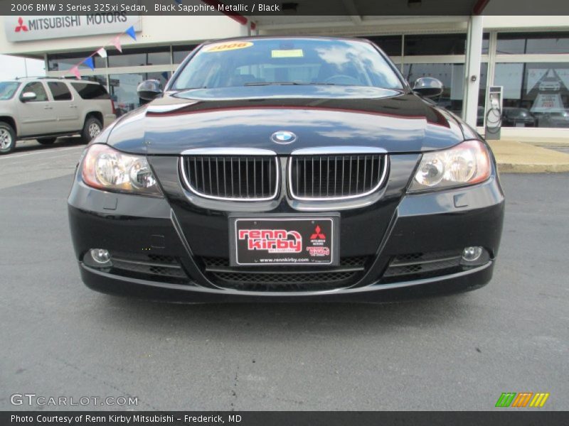 Black Sapphire Metallic / Black 2006 BMW 3 Series 325xi Sedan