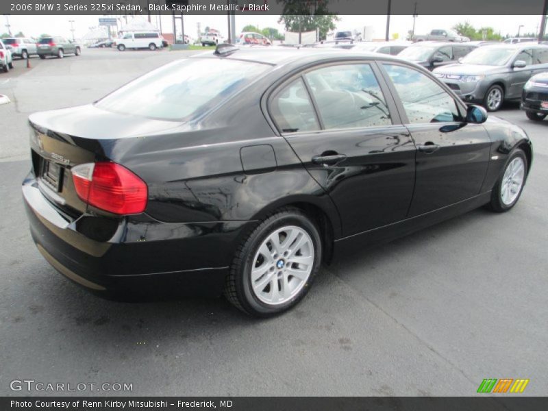 Black Sapphire Metallic / Black 2006 BMW 3 Series 325xi Sedan