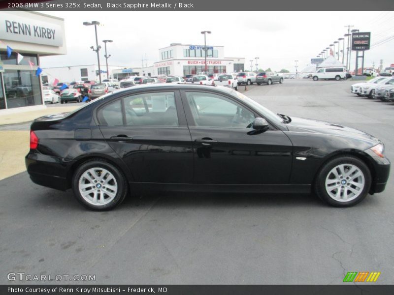 Black Sapphire Metallic / Black 2006 BMW 3 Series 325xi Sedan