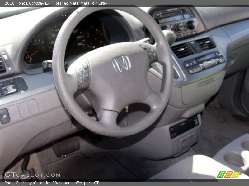 Polished Metal Metallic / Gray 2010 Honda Odyssey EX