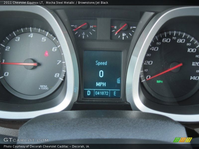 Mocha Steel Metallic / Brownstone/Jet Black 2011 Chevrolet Equinox LT