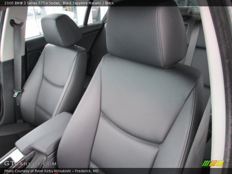 Black Sapphire Metallic / Black 2006 BMW 3 Series 325xi Sedan
