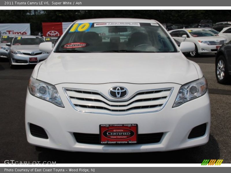 Super White / Ash 2011 Toyota Camry LE V6