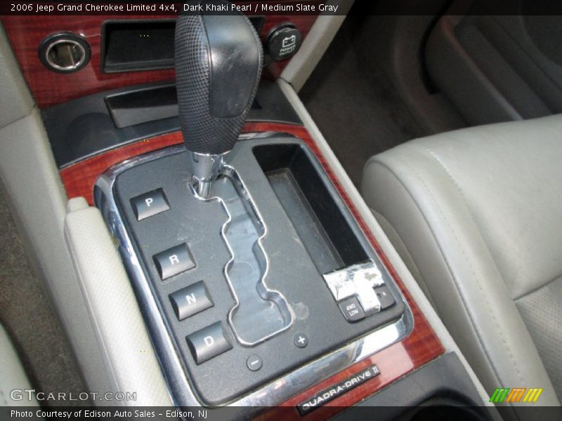 Dark Khaki Pearl / Medium Slate Gray 2006 Jeep Grand Cherokee Limited 4x4