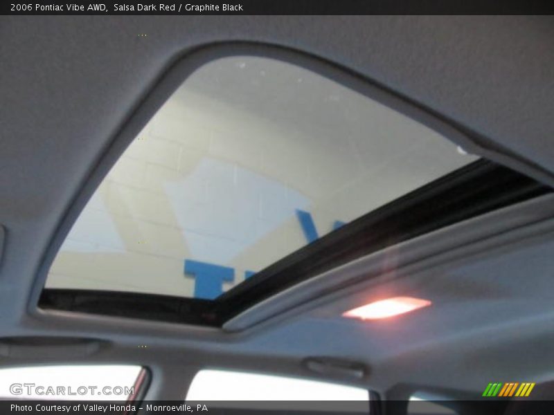 Salsa Dark Red / Graphite Black 2006 Pontiac Vibe AWD