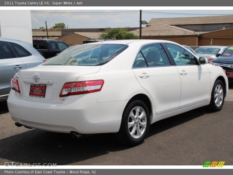 Super White / Ash 2011 Toyota Camry LE V6