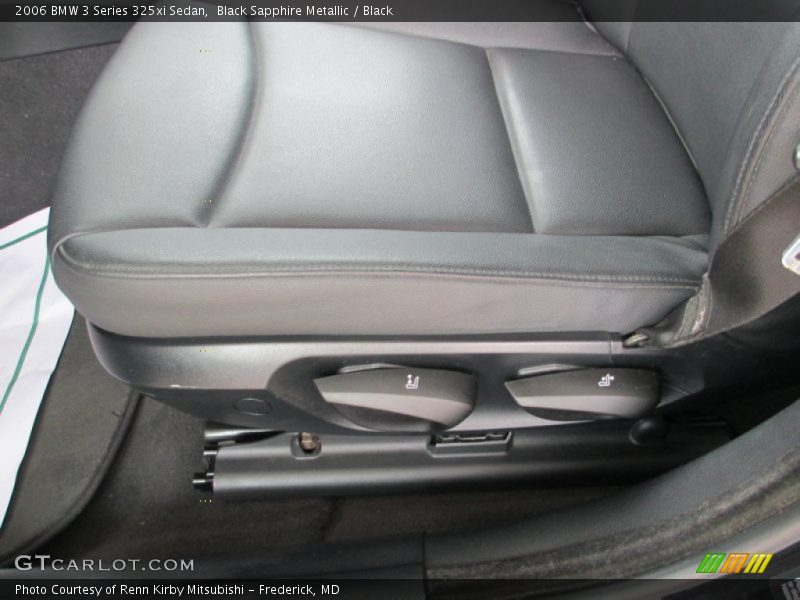 Black Sapphire Metallic / Black 2006 BMW 3 Series 325xi Sedan
