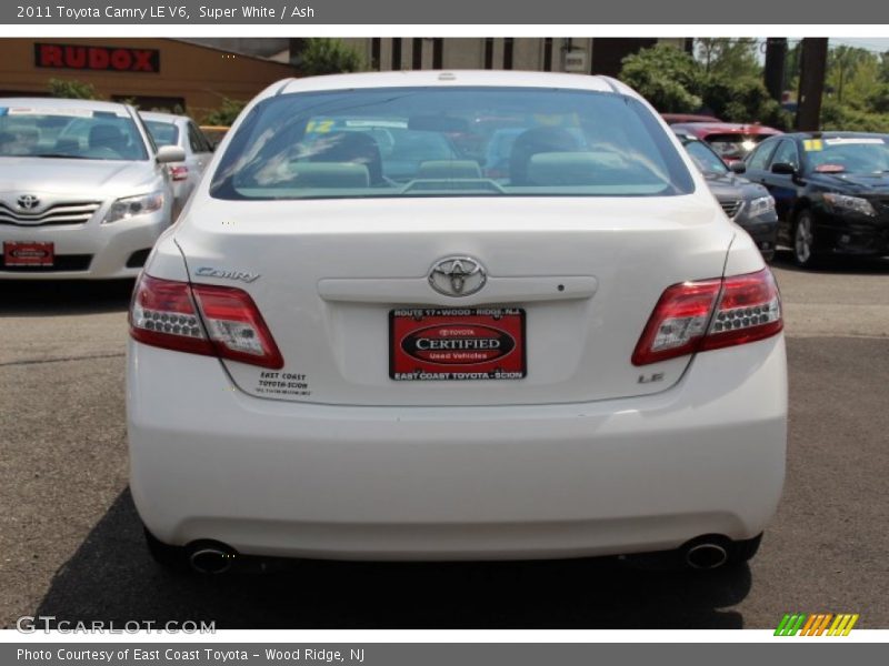 Super White / Ash 2011 Toyota Camry LE V6