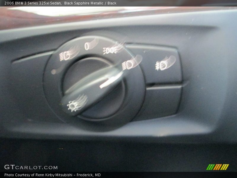 Black Sapphire Metallic / Black 2006 BMW 3 Series 325xi Sedan