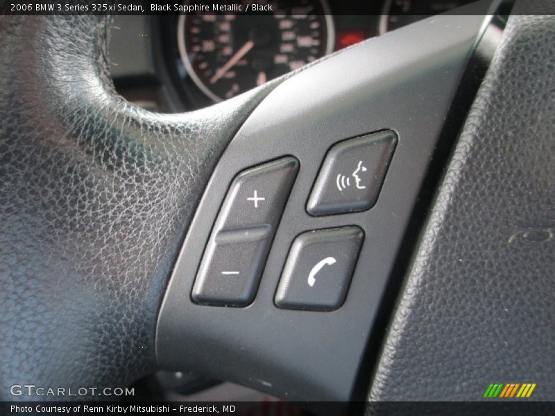 Black Sapphire Metallic / Black 2006 BMW 3 Series 325xi Sedan