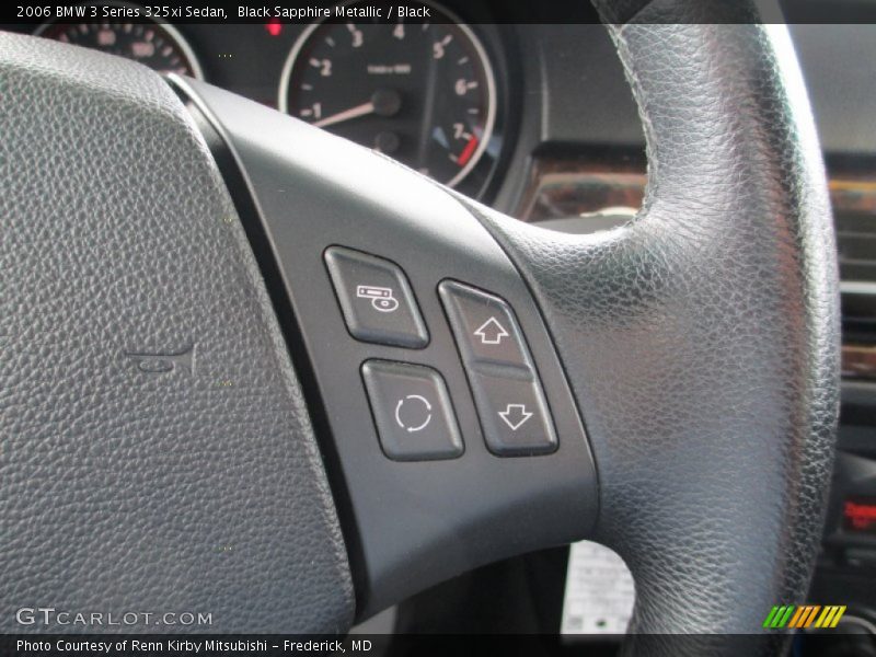 Black Sapphire Metallic / Black 2006 BMW 3 Series 325xi Sedan