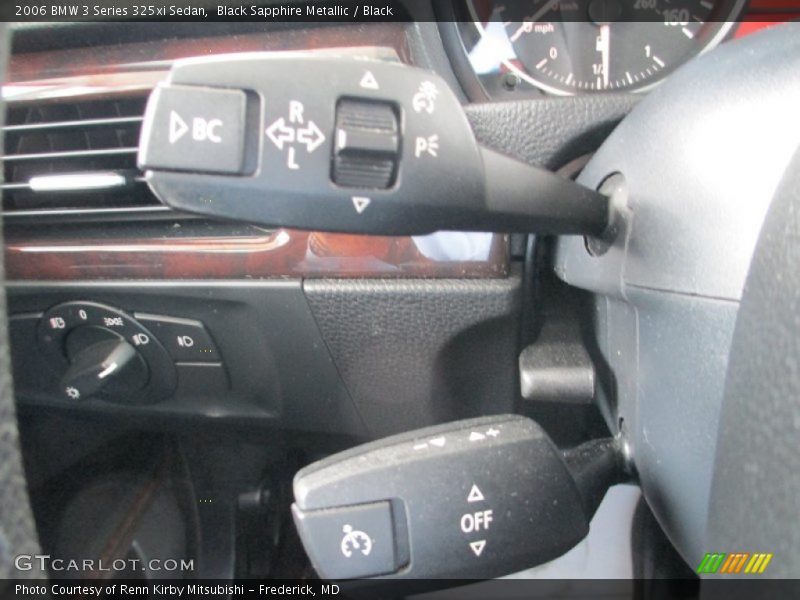 Black Sapphire Metallic / Black 2006 BMW 3 Series 325xi Sedan