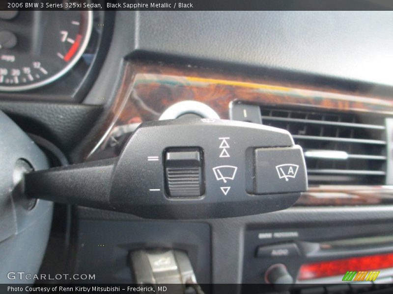 Black Sapphire Metallic / Black 2006 BMW 3 Series 325xi Sedan