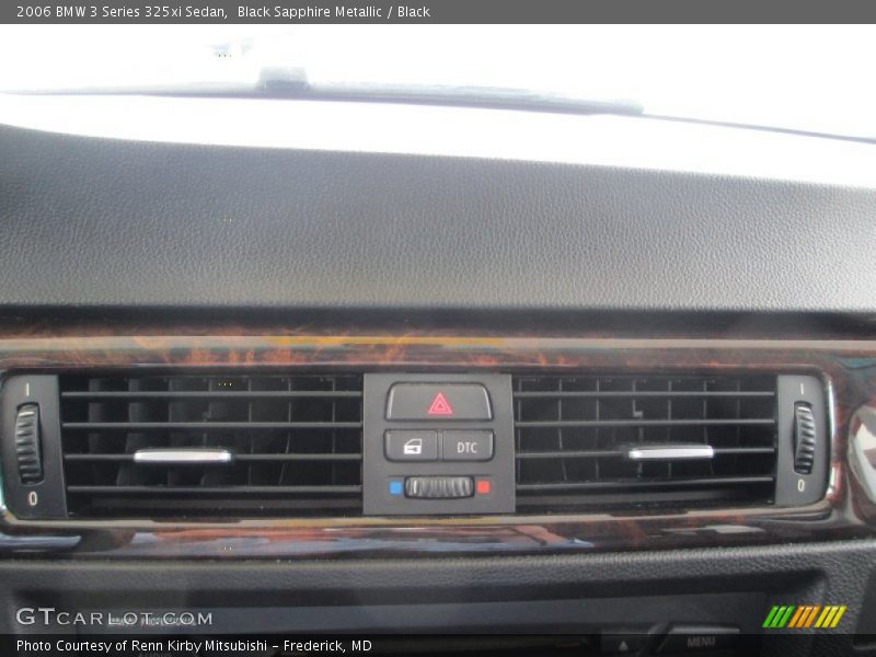 Black Sapphire Metallic / Black 2006 BMW 3 Series 325xi Sedan