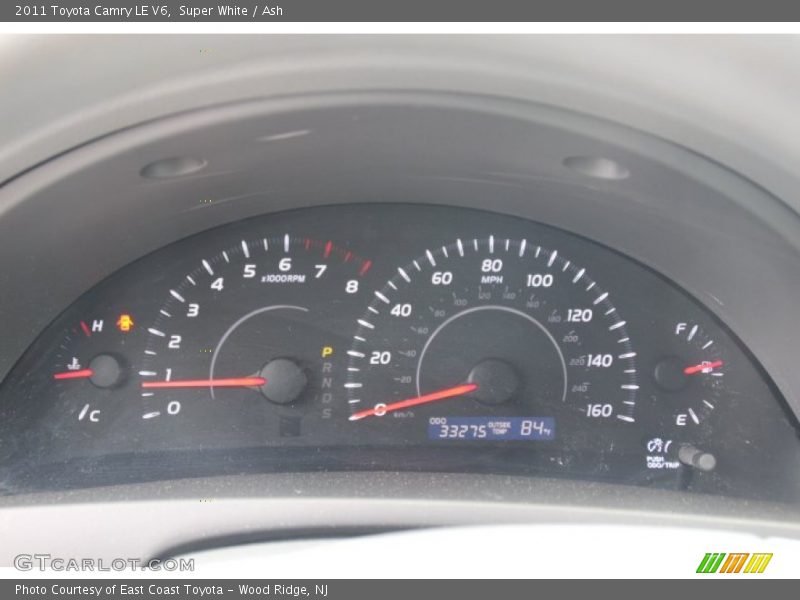 Super White / Ash 2011 Toyota Camry LE V6