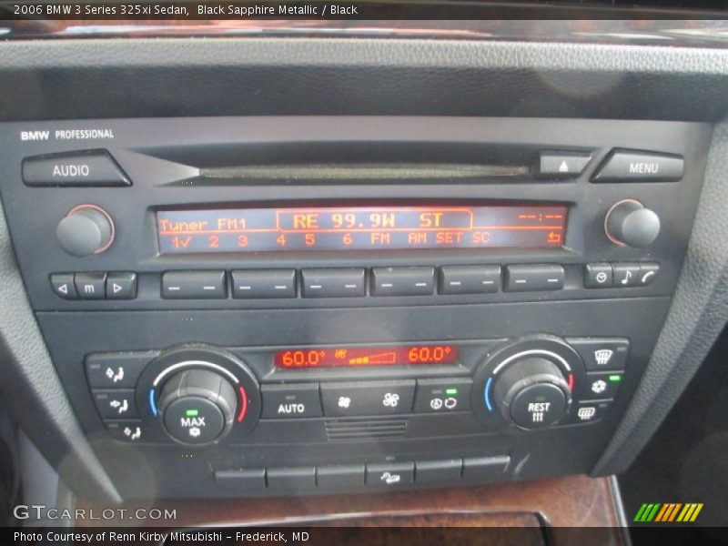 Black Sapphire Metallic / Black 2006 BMW 3 Series 325xi Sedan