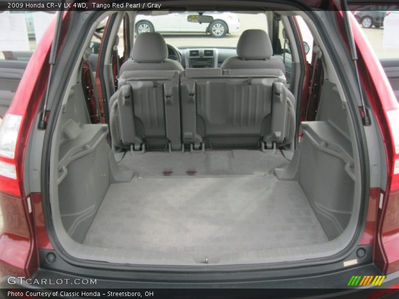 Tango Red Pearl / Gray 2009 Honda CR-V LX 4WD