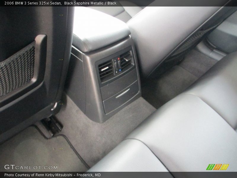 Black Sapphire Metallic / Black 2006 BMW 3 Series 325xi Sedan