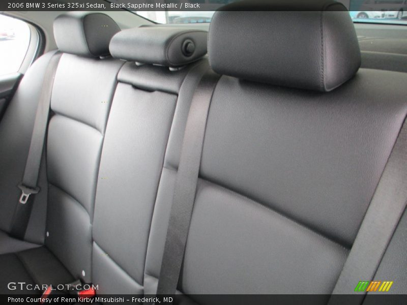 Black Sapphire Metallic / Black 2006 BMW 3 Series 325xi Sedan