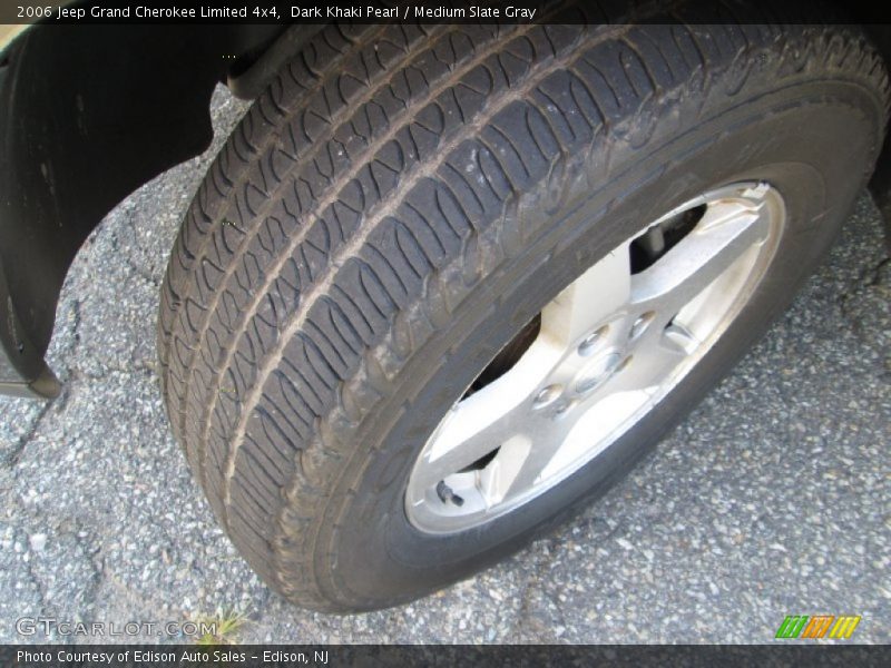 Dark Khaki Pearl / Medium Slate Gray 2006 Jeep Grand Cherokee Limited 4x4