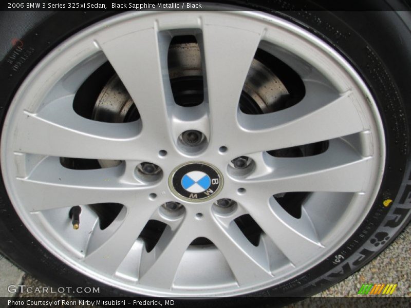 Black Sapphire Metallic / Black 2006 BMW 3 Series 325xi Sedan