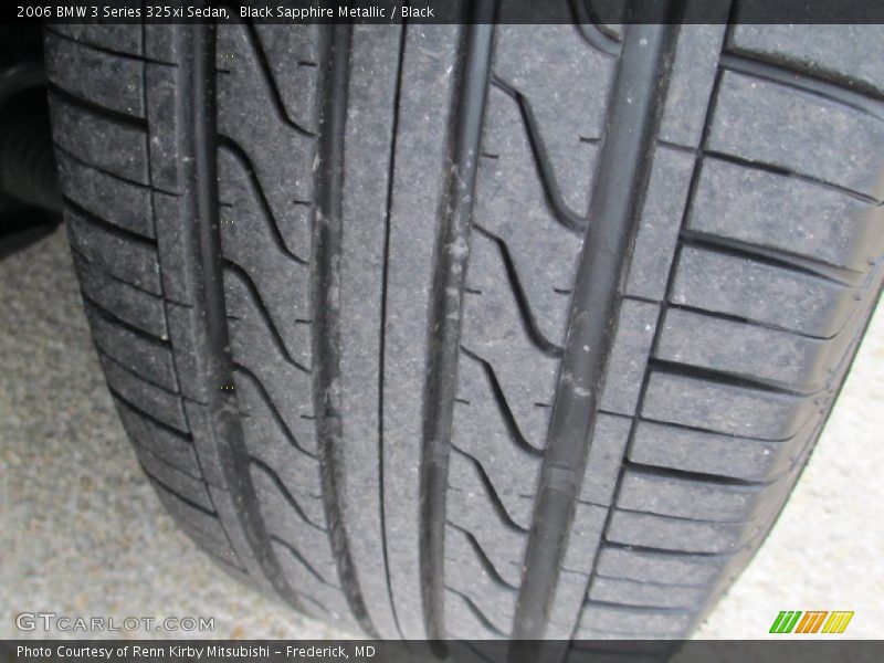 Black Sapphire Metallic / Black 2006 BMW 3 Series 325xi Sedan