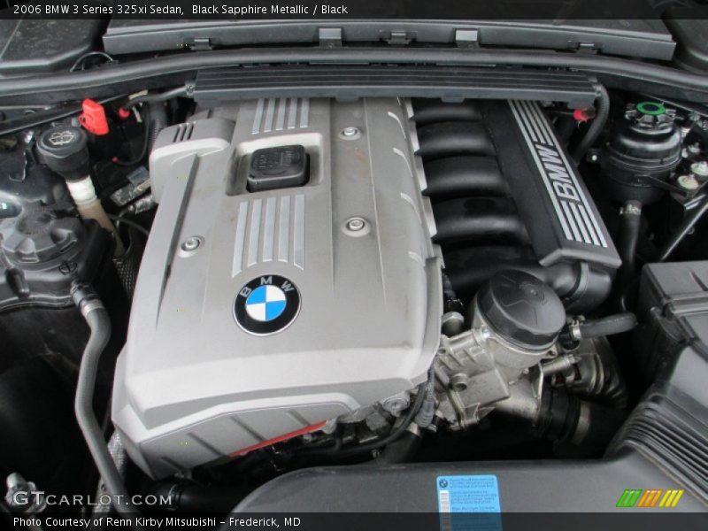 Black Sapphire Metallic / Black 2006 BMW 3 Series 325xi Sedan
