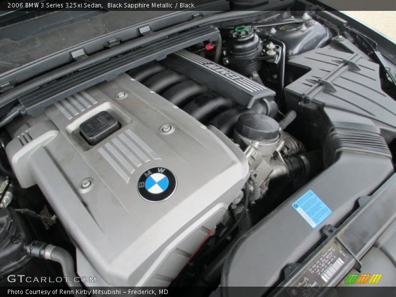 Black Sapphire Metallic / Black 2006 BMW 3 Series 325xi Sedan