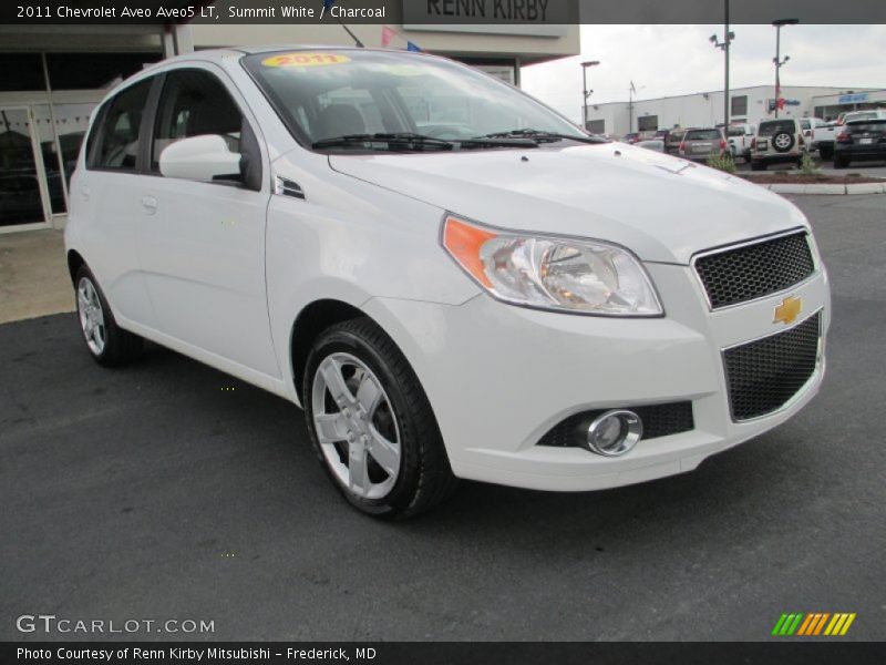 Summit White / Charcoal 2011 Chevrolet Aveo Aveo5 LT