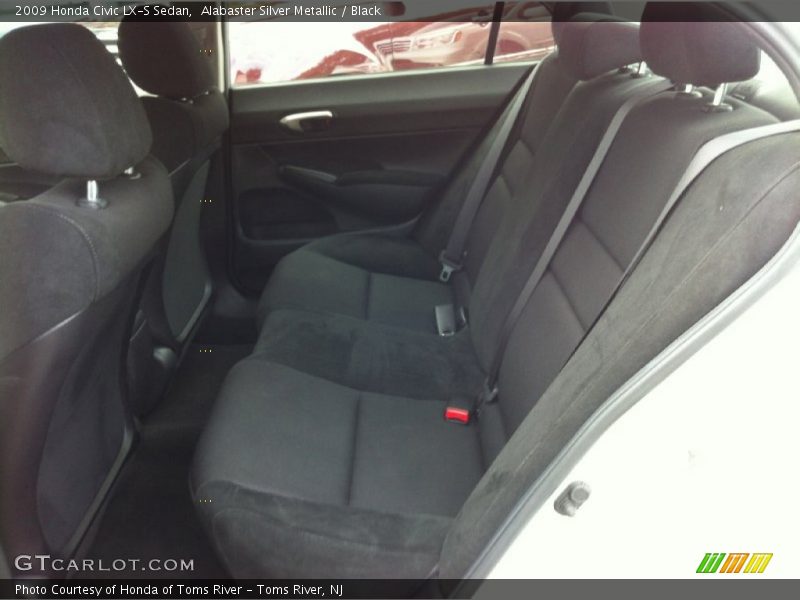 Alabaster Silver Metallic / Black 2009 Honda Civic LX-S Sedan