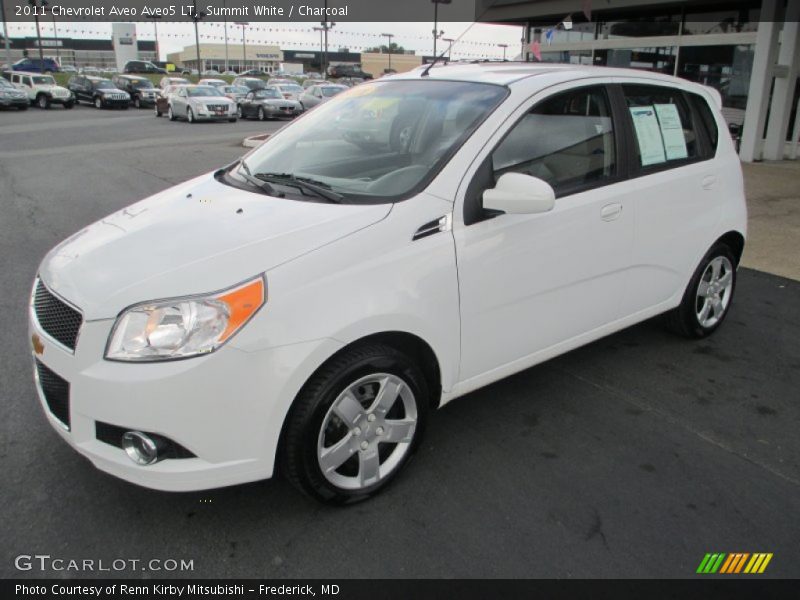 Summit White / Charcoal 2011 Chevrolet Aveo Aveo5 LT