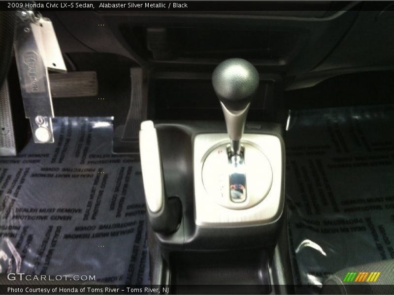 Alabaster Silver Metallic / Black 2009 Honda Civic LX-S Sedan