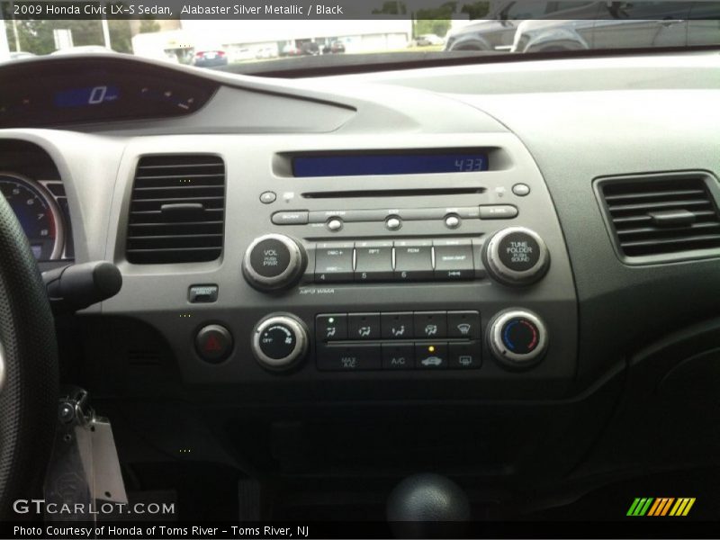 Alabaster Silver Metallic / Black 2009 Honda Civic LX-S Sedan