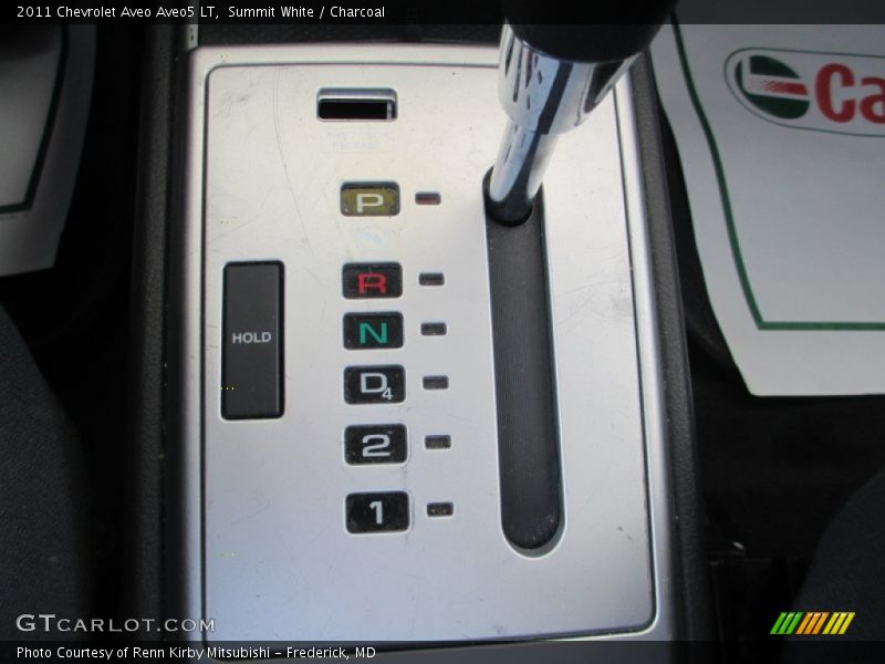 Summit White / Charcoal 2011 Chevrolet Aveo Aveo5 LT