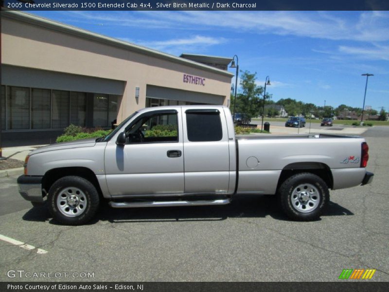 Silver Birch Metallic / Dark Charcoal 2005 Chevrolet Silverado 1500 Extended Cab 4x4