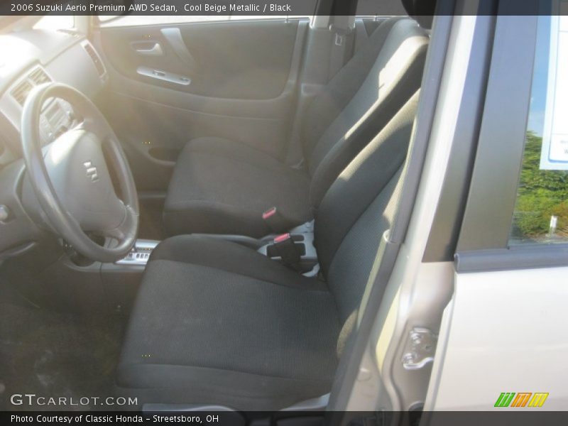 Cool Beige Metallic / Black 2006 Suzuki Aerio Premium AWD Sedan