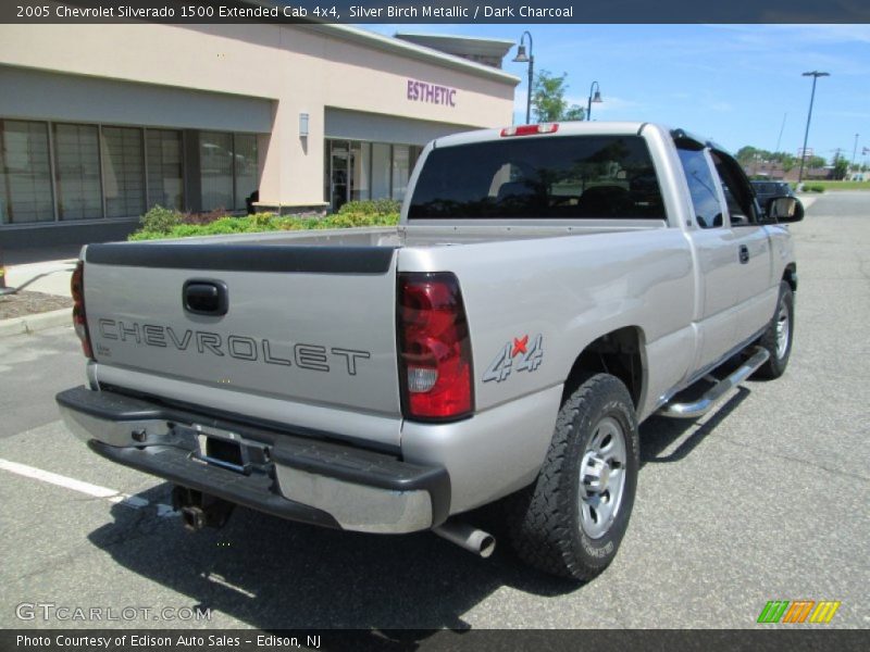 Silver Birch Metallic / Dark Charcoal 2005 Chevrolet Silverado 1500 Extended Cab 4x4