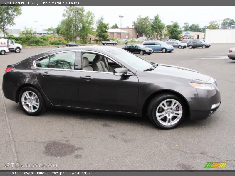 Grigio Metallic / Taupe 2010 Acura TL 3.5